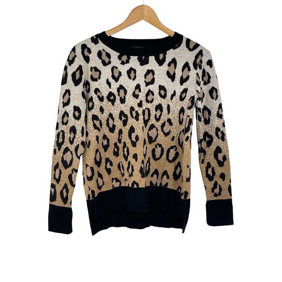 Ann Taylor Wool Blend Leopard Print Sweater Size XS‎ Classic - Picture 1 of 4